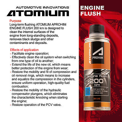 Atomium - Additif d'huile pour moteurs à essence Active Plus et Engine...